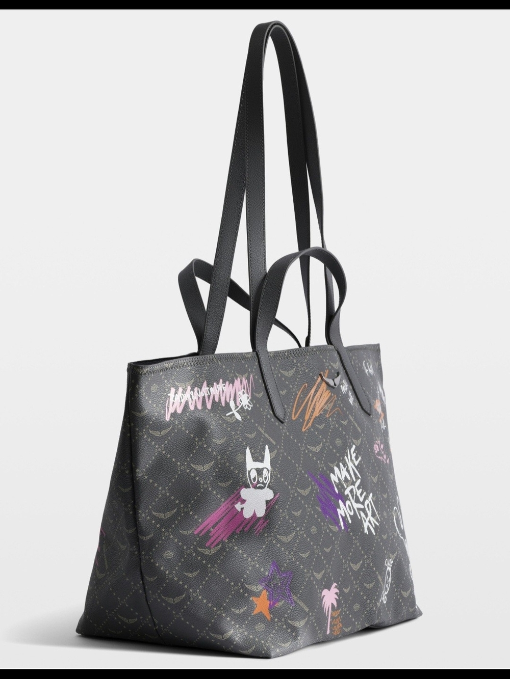 Zadig & Voltaire Z Shopper XL Monogram Tag Bag - Picture 4 of 5